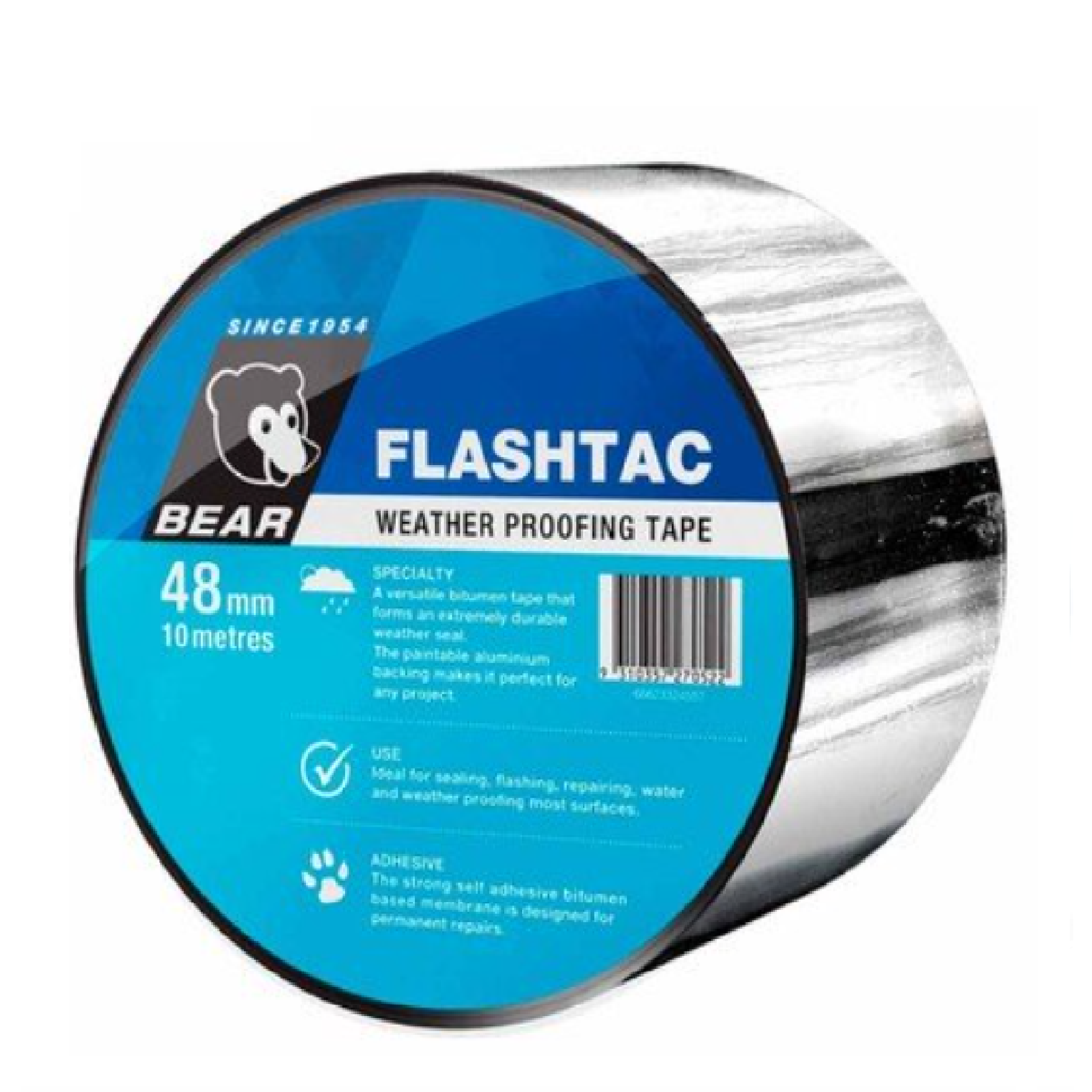 BEAR FLASHTAC 48MM X 10M Bitumen Weatherproof Sealing Tape